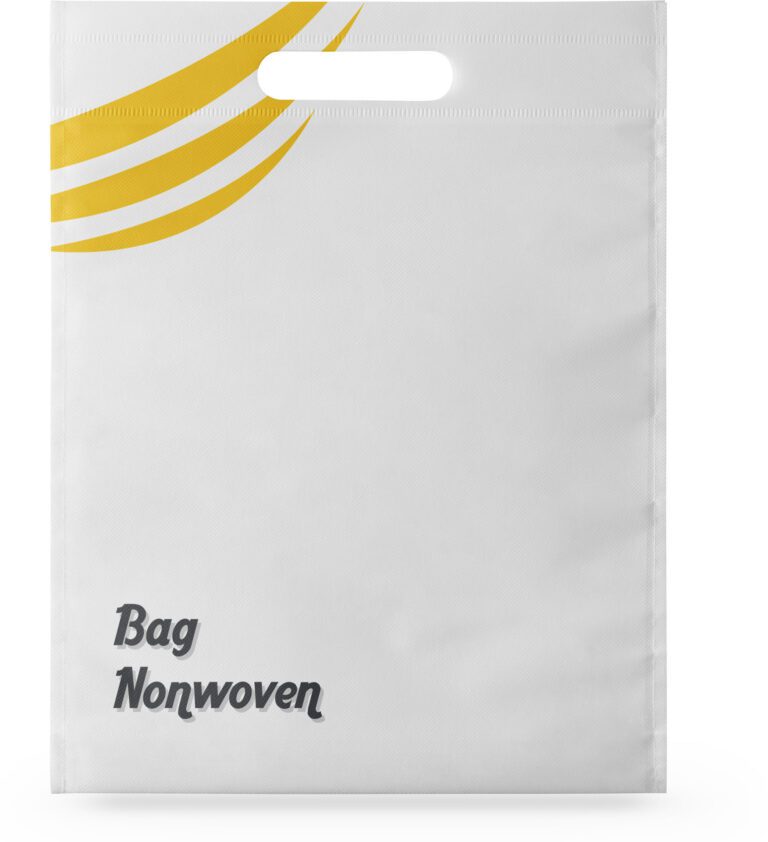 1 laying plastic bag mockup nonwoven new